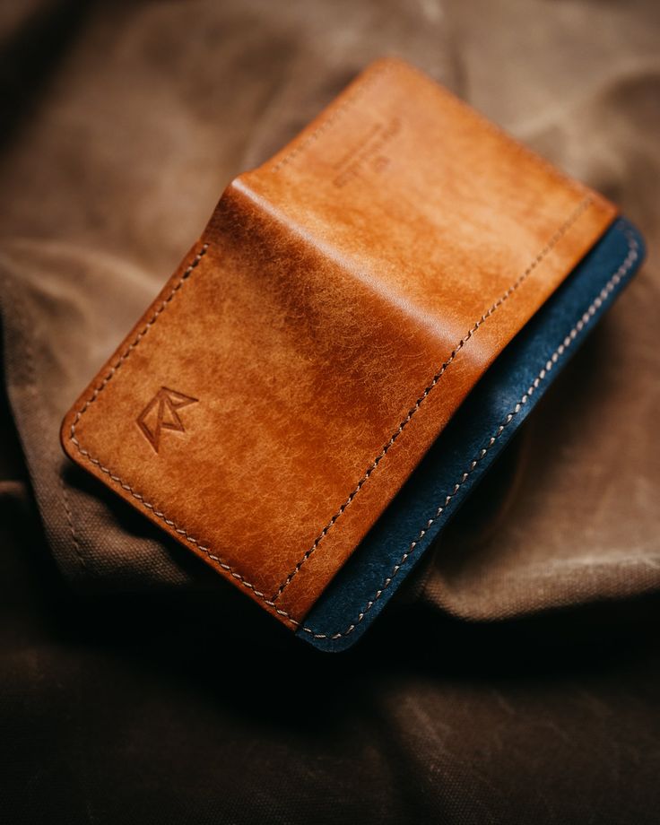Long slim wallet with phone holder