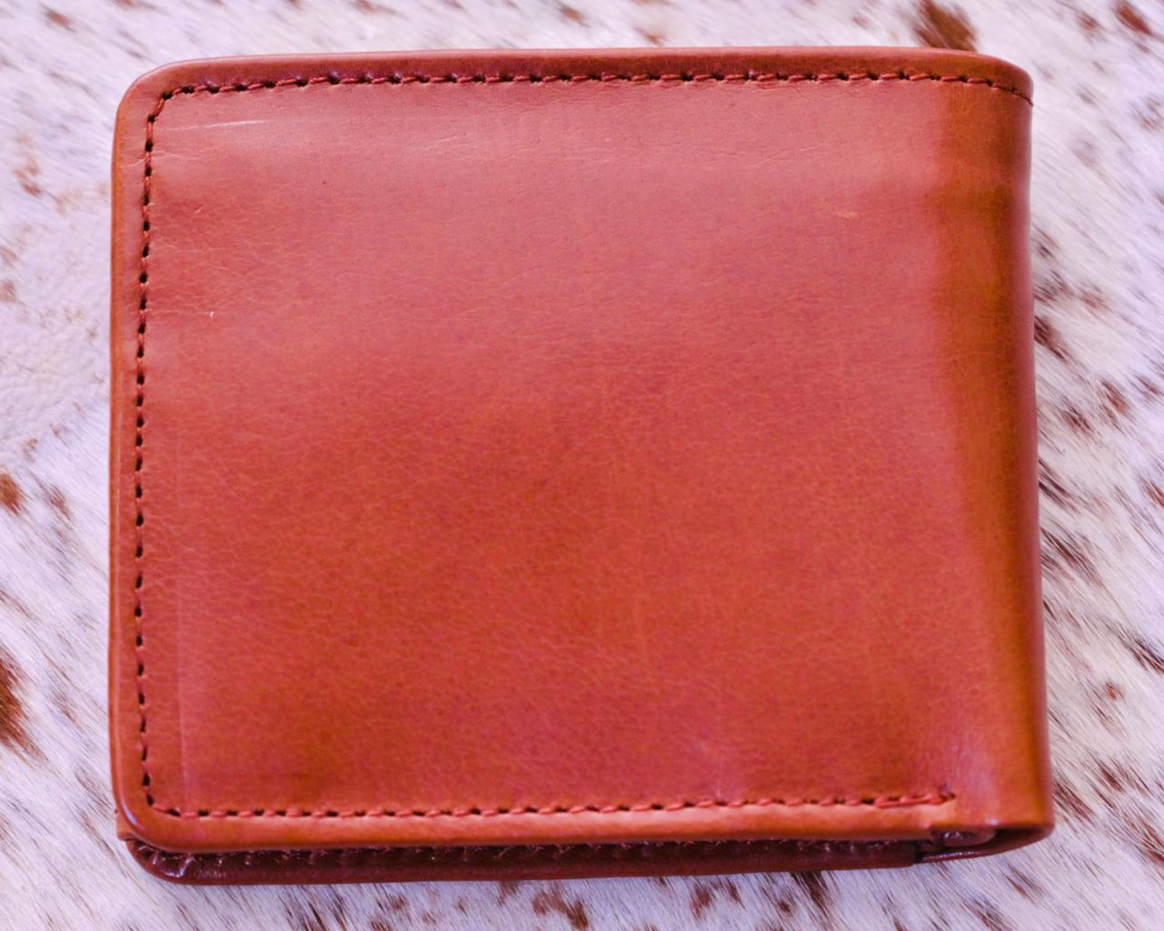 Slim Leather Wallet with Card Holder