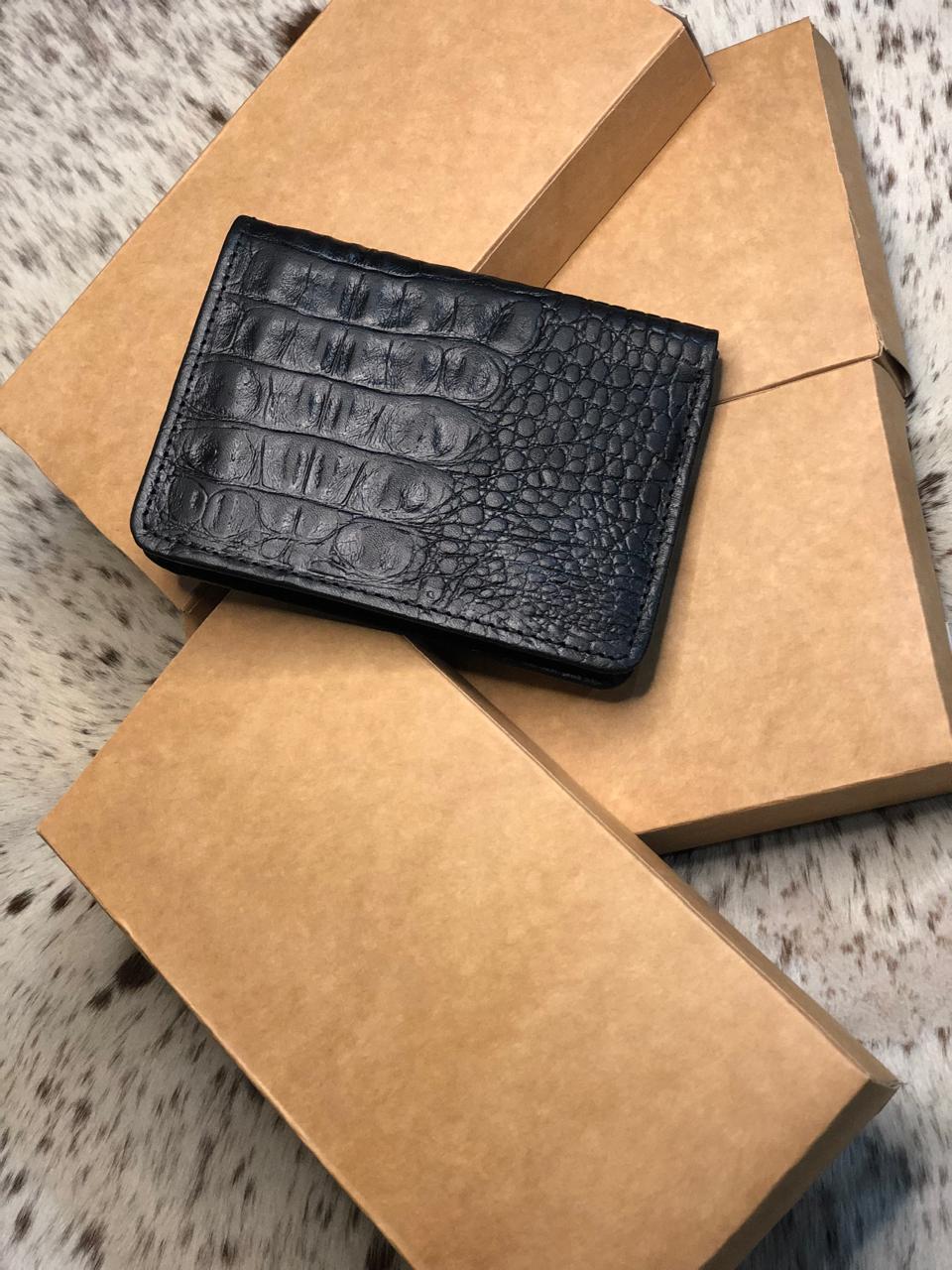 Crocodile Slim Short Long  Wallet