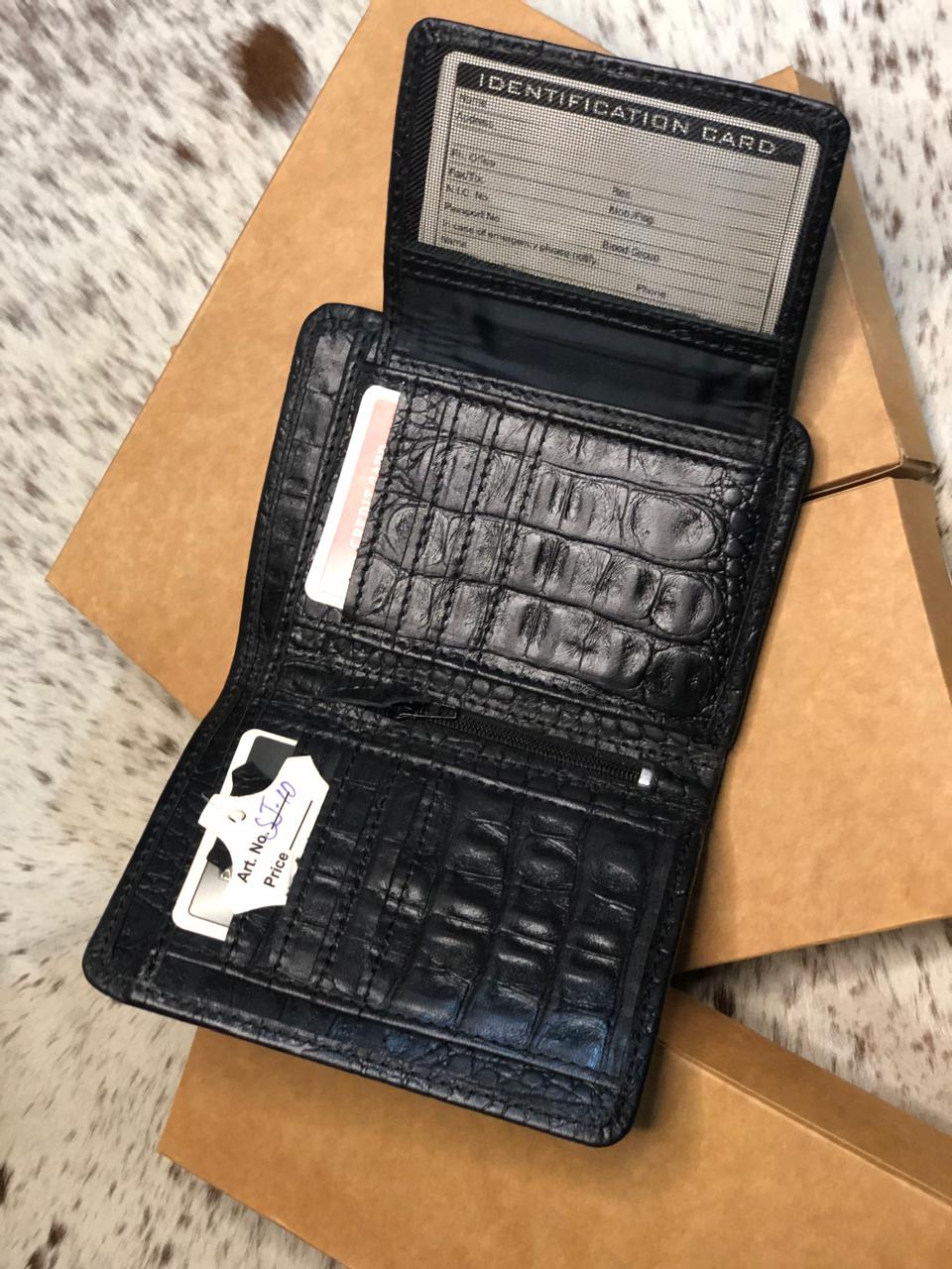 Crocodile Slim Short Long  Wallet