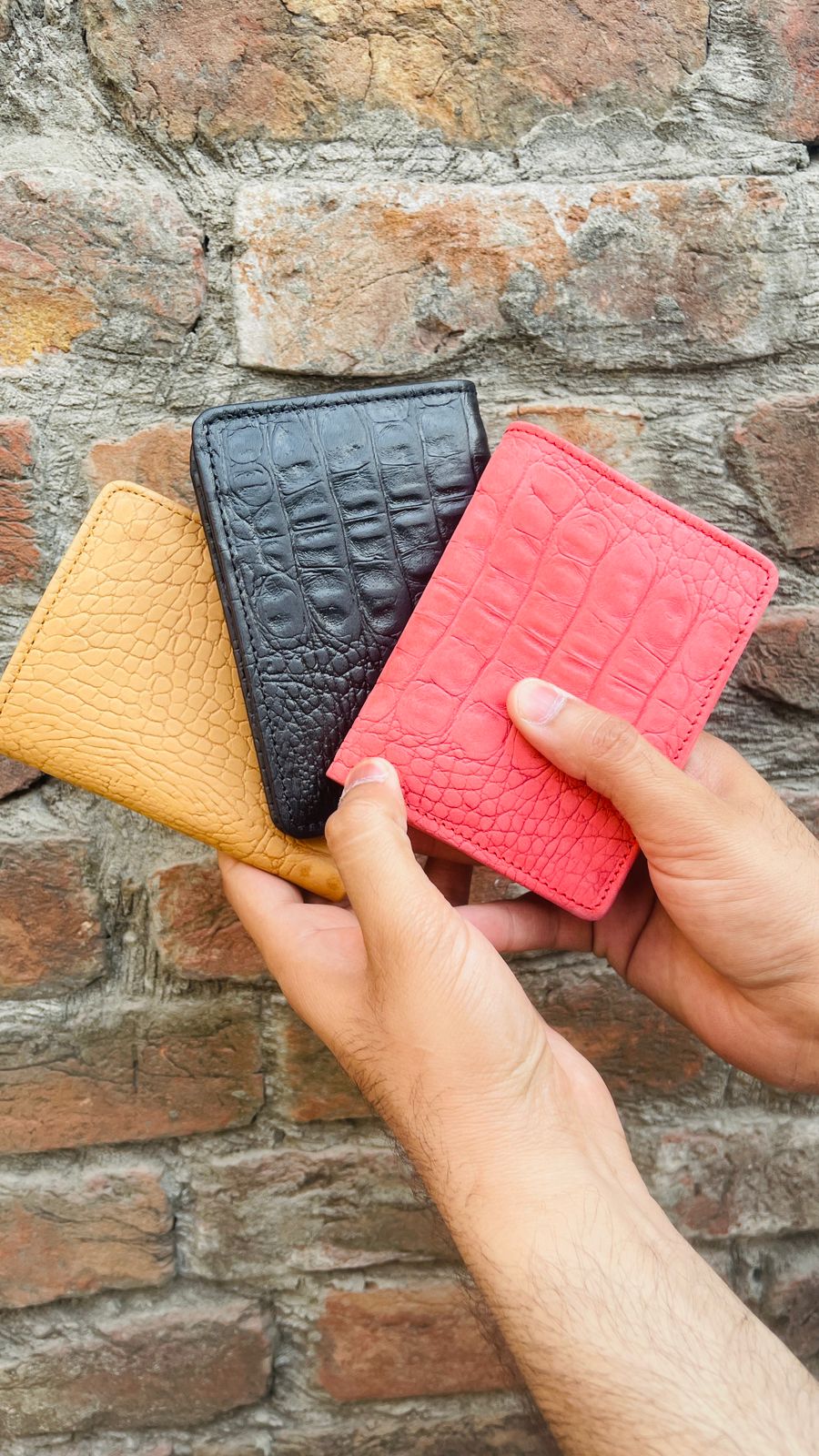 Crocodile Slim Short Long  Wallet