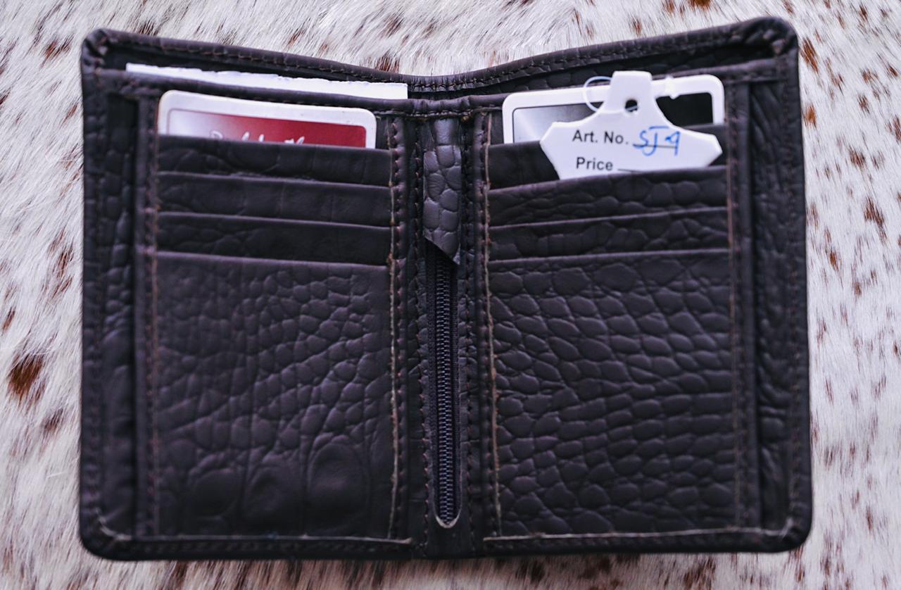 Genuine Crocodile Leather Short Long Wallet
