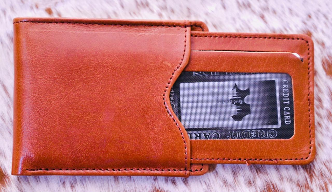 Leather Wallet with Card Case